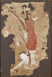 Flying Genie or Apsaras, from Dunhuang, Gansu Province, 9th-10th century